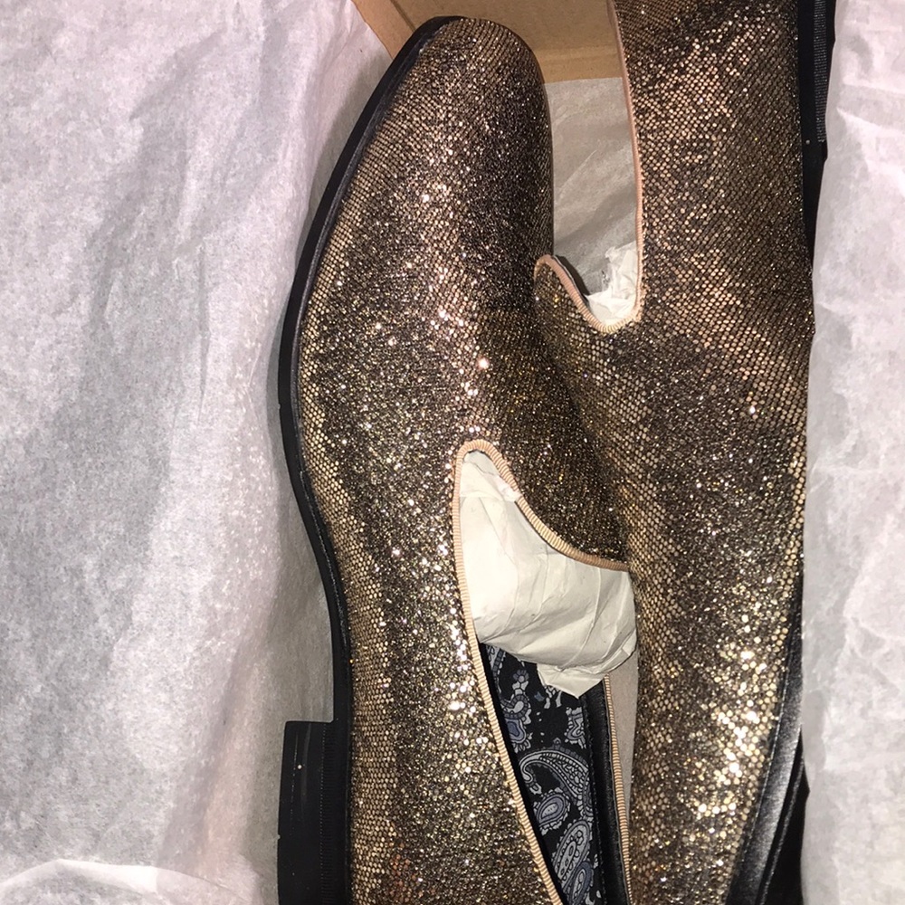 Couture prom dress loafer shoes